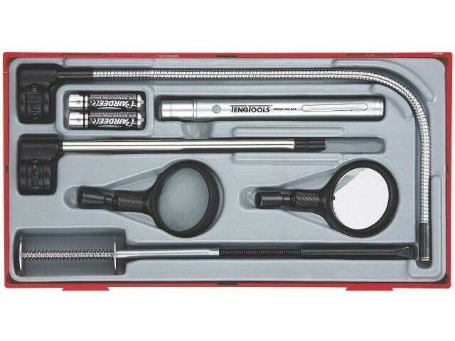 8-elementowy narzędzia chwytakowe z oświetleniem Teng Tools TTTM08 1