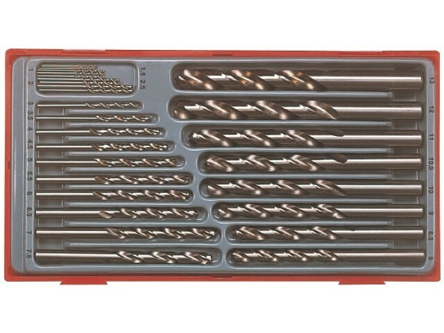 Zestaw 28 wierteł 1.0-13.0 mm TengTools 15144-0104 1