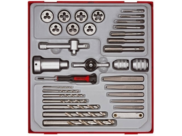 34-elementowy zestaw gwintowniczy Teng Tools TTDTD34 1