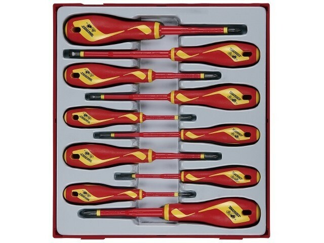 10-elementowy zestaw wkrętaków 1000V Teng Tools TTDV910N 1