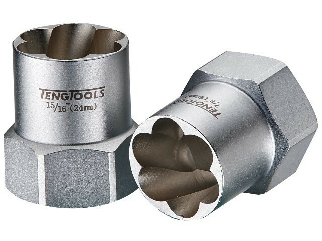 Nasadka do uszkodzonych śrub 24mm z chwytem 1/2'' TengTools 17801-0302 1