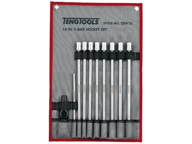 Zestaw kluczy nasadowych 3/8'' z pokrętłem poprzecznym Teng Tools TBW10 1