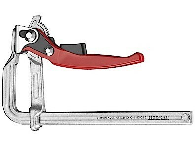Ścisk śrubowy szybki 300x140 mm 1