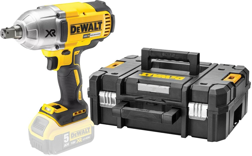 Klucz udarowy 1/2 XR Li-Ion 18V 950 Nm b/aku + walizka DeWALT DCF899NT 1