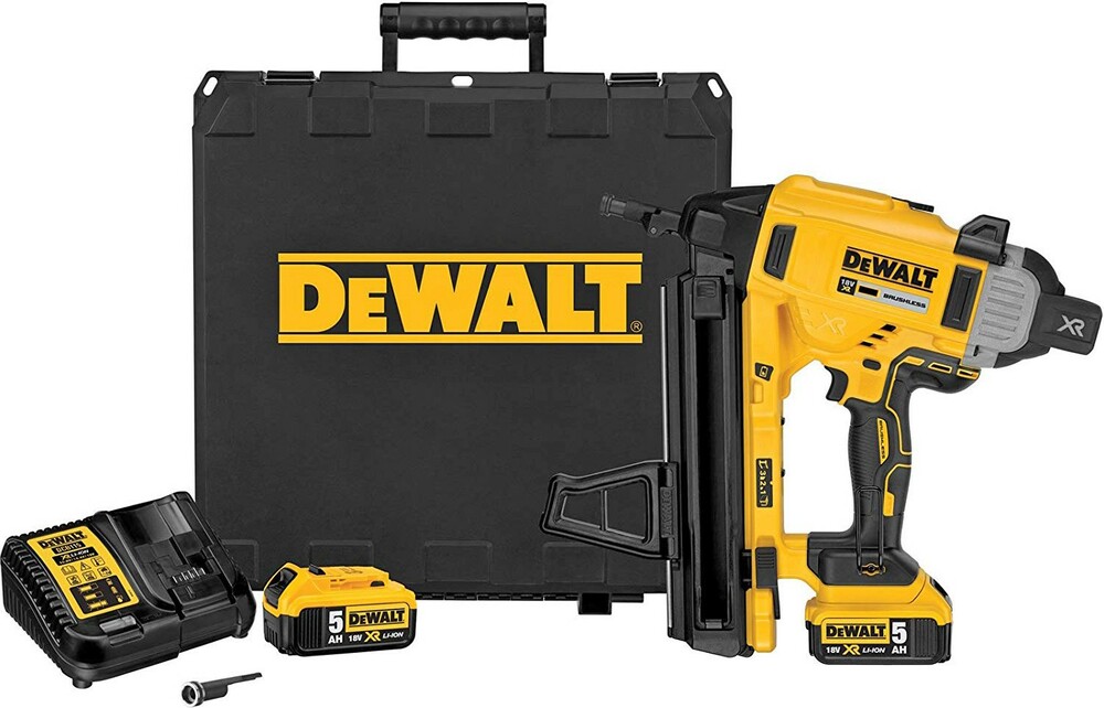 Gwoździarka do betonu XR 18V 2x5,0Ah + walizka + ładowarka DeWALT DCN890P2 1
