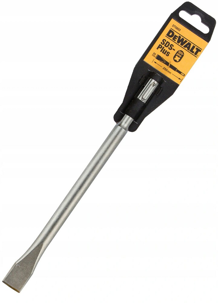 Dłuto płaskie z uchwytem SDS-Plus 20x250mm DeWALT DT6802 1