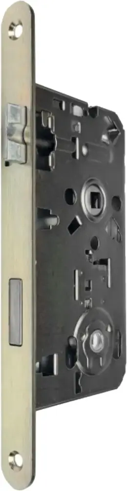 Zamek do drzwi 72/50 WC wersja stolarska LOB Z7504C11L prawy ocynk żółty 1