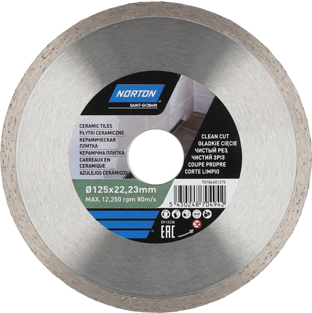 Tarcza diamentowa 125x22,23 beton DIY CEE CERAMIC TILES Norton 70184601275 1
