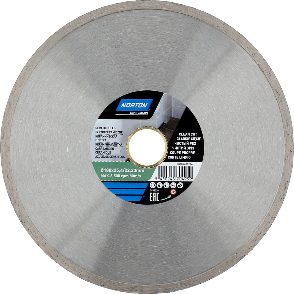 Tarcza diamentowa 180x25,4 beton DIY CEE CERAMIC TILES Norton 70184601276 1