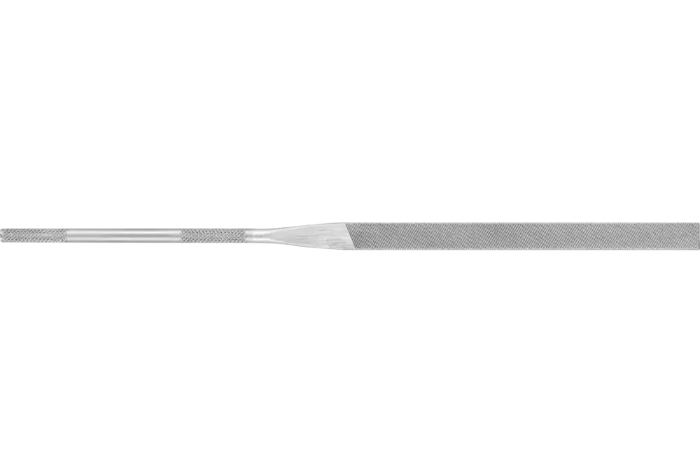 Precyzyjny pilnik igiełkowy płaski, zaokrąglone krawędzie 140 mm nacięcie szwajcarskie 1, średni 1