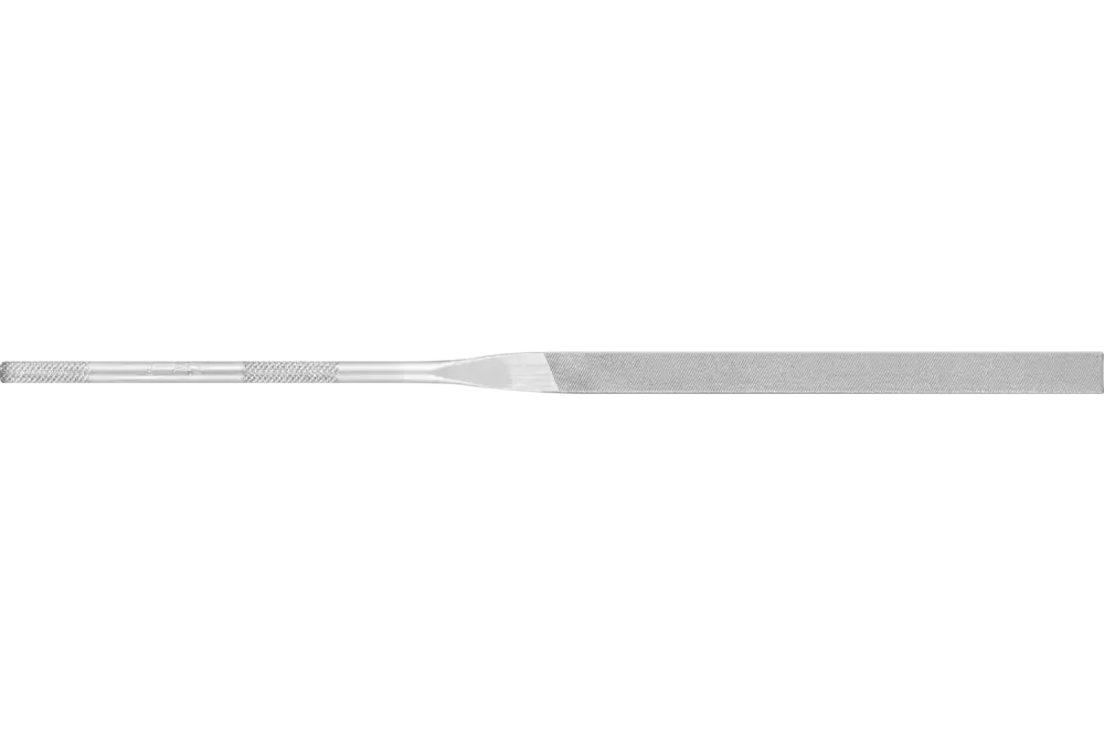 Precyzyjny pilnik igiełkowy płaski, zaokrąglone krawędzie 160 mm nacięcie szwajcarskie 2, średnio drobny 1