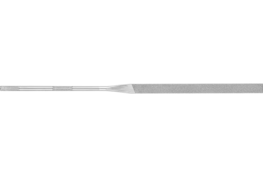 Precyzyjny pilnik igiełkowy płaski, zaokrąglone krawędzie 180 mm nacięcie szwajcarskie 0, zgrubny 1