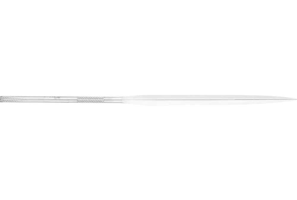 Precyzyjny pilnik igiełkowy trójkątny dolnotnący 140 mm nacięcie szwajcarskie 1, średni 1