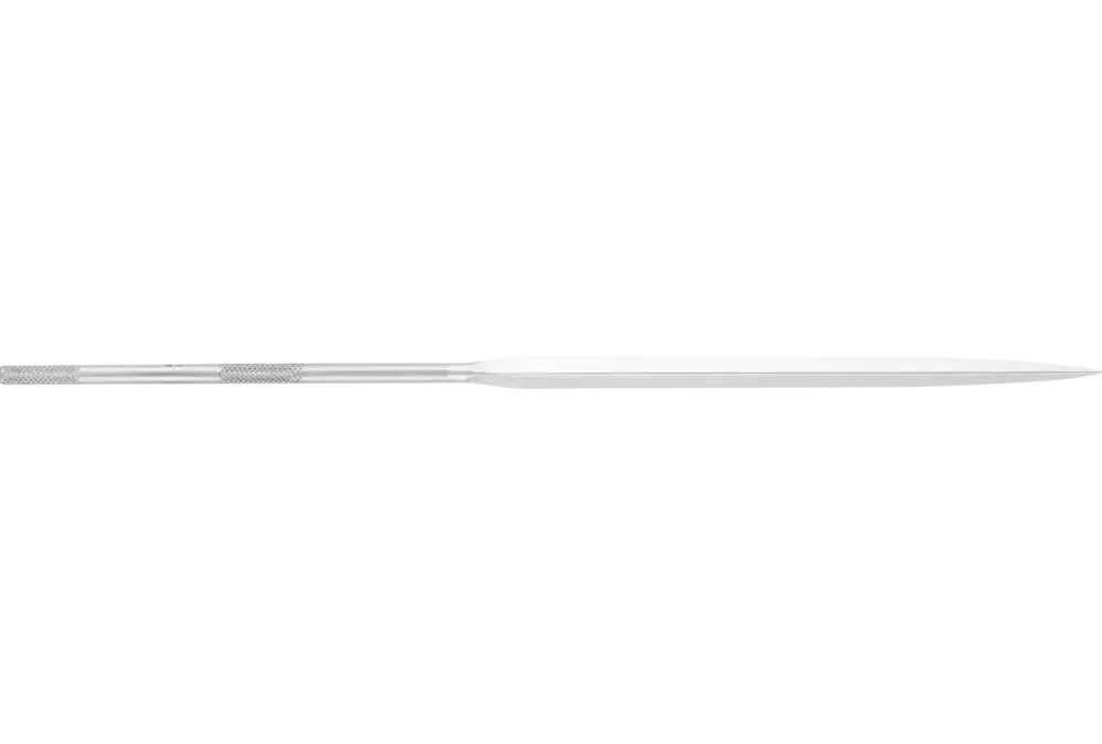 Precyzyjny pilnik igiełkowy trójkątny dolnotnący 180 mm nacięcie szwajcarskie 0, zgrubny 1