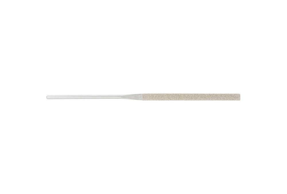 Diamentowy pilnik igiełkowy płaski, bardzo wąski, 140 mm D126 (średni) do konturów głębokich 1