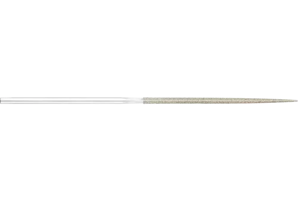 Diamentowy pilnik igiełkowy trójkątny, bardzo wąski, 140 mm D126 (średni) do konturów głębokich 1