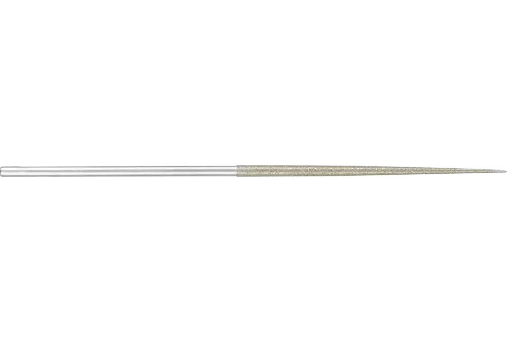 Diamentowy pilnik igiełkowy okrągły, Ø 3,2 x 140 mm D91 (drobny) do materiałów twardych 1