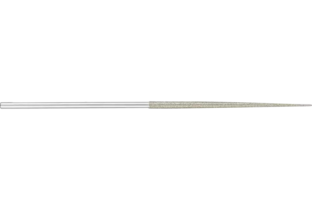 Diamentowy pilnik igiełkowy okrągły, Ø 3,2 x 140 mm D126 (średni) do materiałów twardych 1