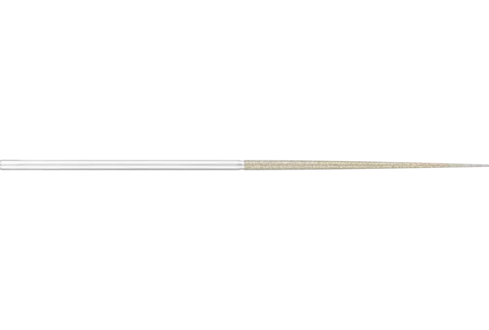 Diamentowy pilnik igiełkowy okrągły, bardzo wąski, Ø 2,8 x 140 mm D126 (średni) do konturów głębokich 1