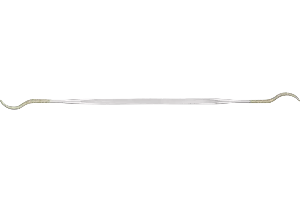 Diamentowy pilnik do żłobków, soczewkowy, 150 mm D126 (średni) do kompleksowej geometrii materiałów twardych 1