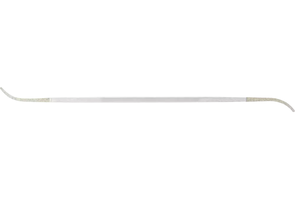Diamentowy pilnik do żłobków płaski DF 18 150 mm D91 (drobny) do kompleksowej geometrii materiałów twardych 1