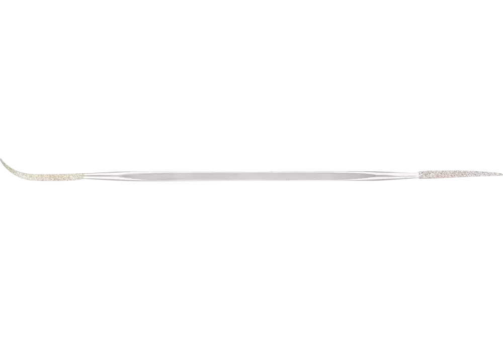 Diamentowy pilnik do żłobków trójkątny,150 mm D126 (średni) do kompleksowej geometrii materiałów twardych 1