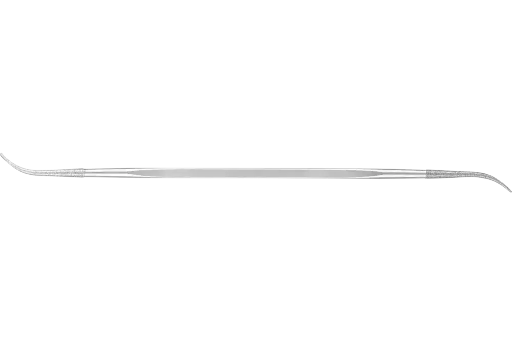 Diamentowy pilnik do żłobków okrągły,150 mm D91 (drobny) do kompleksowej geometrii materiałów twardych 1