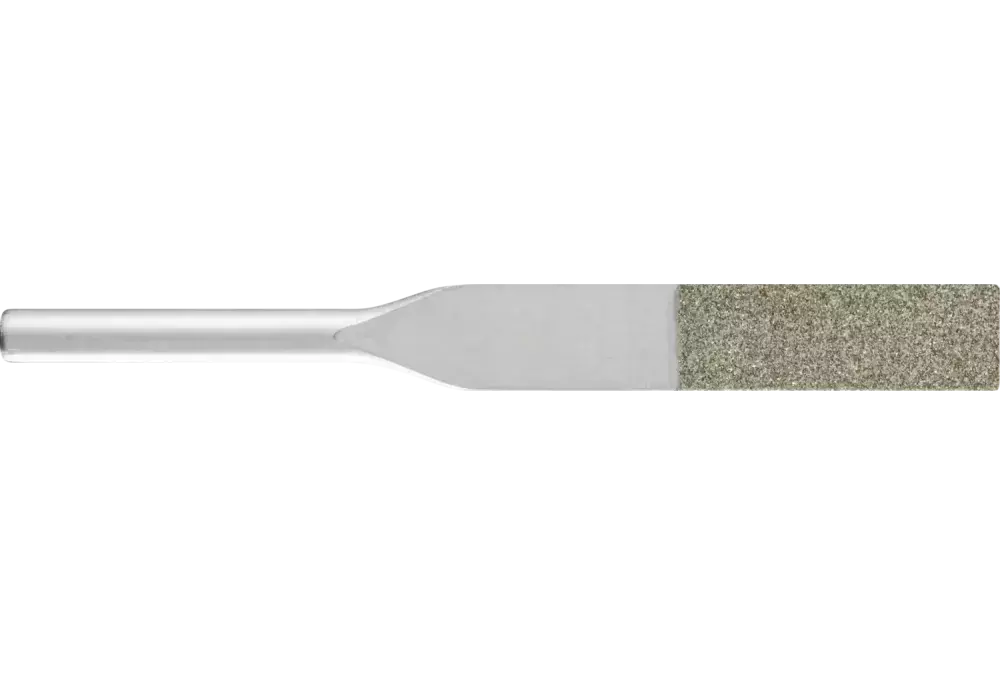 Pilniki diamentowe do pilarek ręcznych stożkowo-płaskich 6,3 × 1,0 × 55 mm trzpień Ø 3 mm D126 (średni), komplet 1