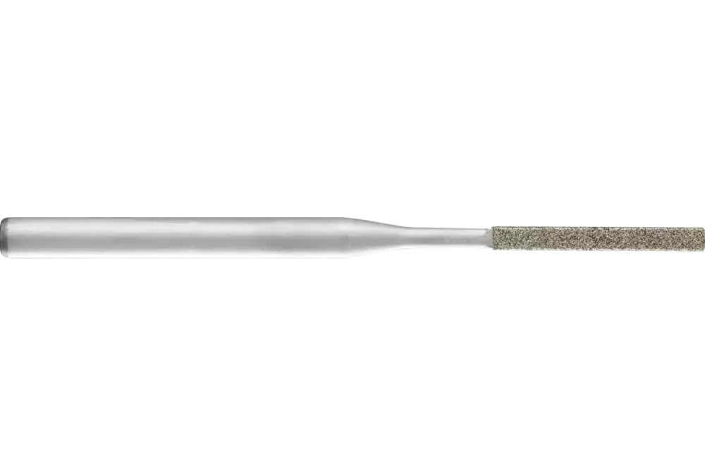 Pilniki diamentowe do pilnikarek ręcznych, kwadratowe 1,5 x 1,5 x 50 mm, trzpień Ø 3 mm D126 (średni), komplet 1
