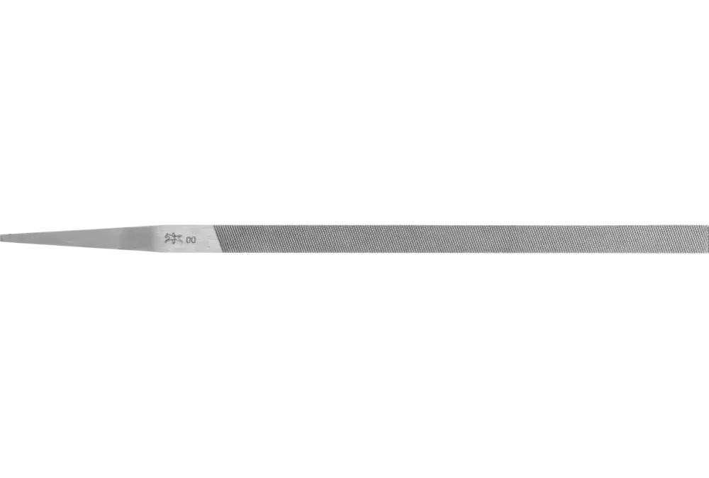 Precyzyjny pilnik sztyftowy płaski wąski 150 mm nacięcie szwajcarskie 00, bardzo zgrubny 1