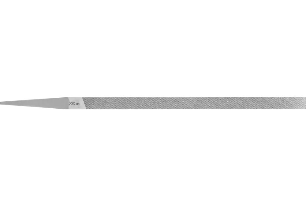 Precyzyjny pilnik sztyftowy płaski wąski 200 mm nacięcie szwajcarskie 00, bardzo zgrubny 1