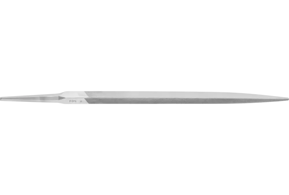 Precyzyjny pilnik z chwytem trójkątny 150 mm nacięcie szwajcarskie 2, średnio drobny 1