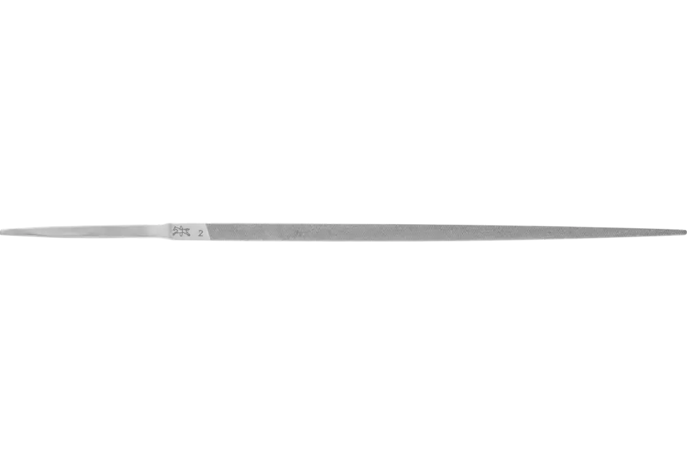 Precyzyjny pilnik z chwytem czworokątny 150 mm nacięcie szwajcarskie 2, średnio drobny 1