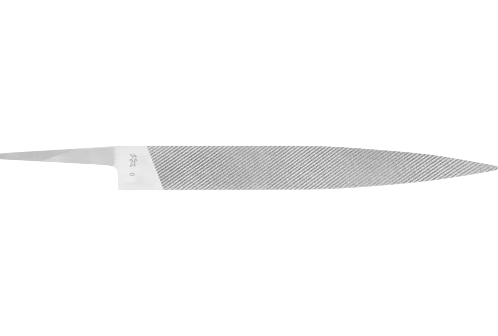Precyzyjny pilnik z chwytem nożowy 150 mm nacięcie szwajcarskie 0, zgrubny 1