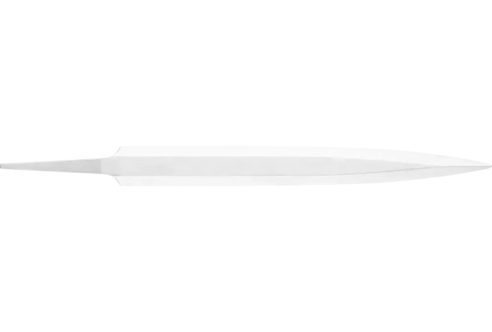 Precyzyjny pilnik z chwytem trójkątny dolnotnący 150 mm nacięcie szwajcarskie 0, zgrubny 1