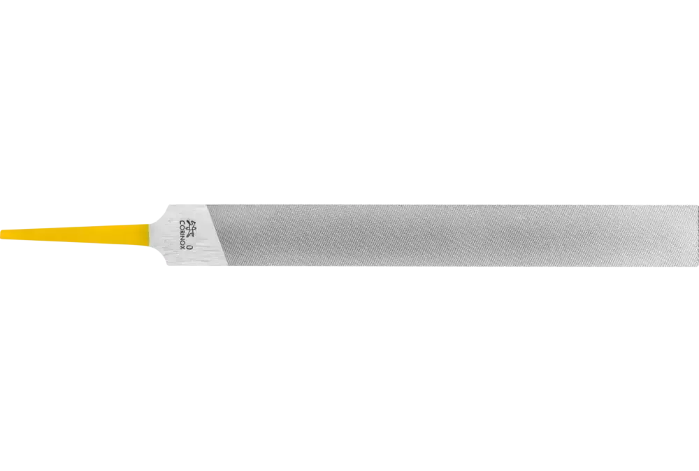 Pilnik płaski CORINOX do powierzchni o wysokiej twardości, płaski, 150 mm, nacięcie szwajcarskie 0, zgrubny 1