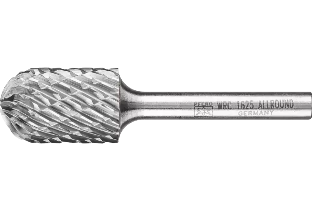 Wysokowydajny trzpień frezarski ze stopów twardych ALLROUND kształt kulisto-walcowy WRC Ø 16x25 mm trzonek Ø6mm uniwersalny 1