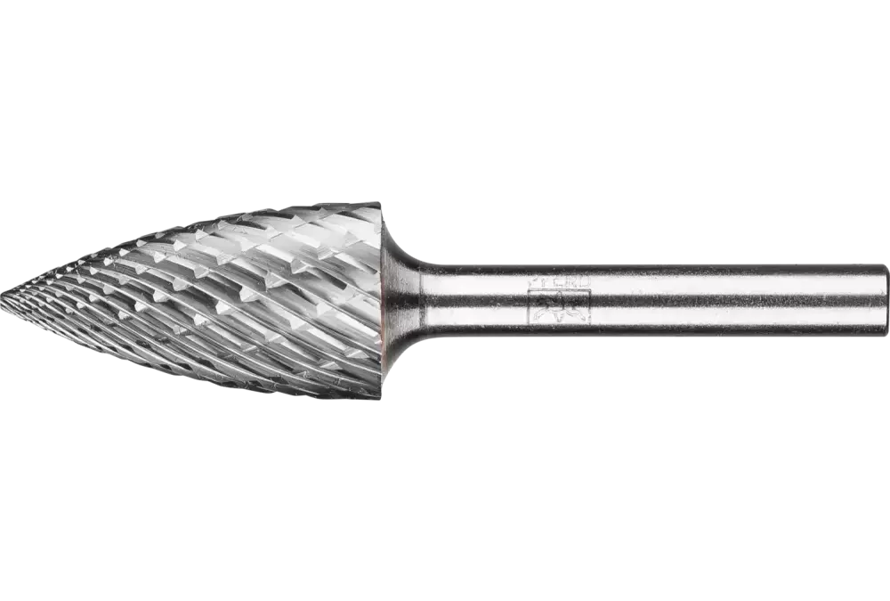 Wysokowydajny trzpień frezarski ze stopów twardych ALLROUND kształt pocisku SPG Ø 16 x 30 mm trzonek Ø 6 mm uniwersalny 1