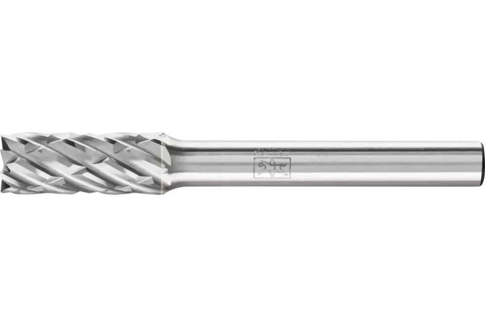 Wysokowydajny trzpień frezarski ze stopów twardych STEEL kształt walcowy ZYAS z uzębieniem czołowym Ø 08 x 20 mm trzonek Ø 6 mm 1