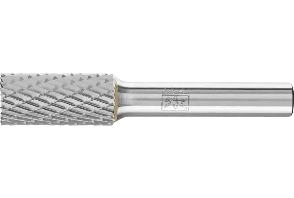 Trzpień frezarski HM, kształt walcowy ZYAS z uzębieniem czołowym Ø 12 x 25 mm trzpień Ø 8 mm Z3P uniwersalny 1