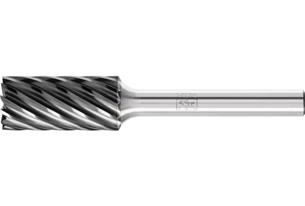 Wysokowydajny trzpień frezarski ze stopów twardych INOX, kształt walcowy ZYAS z uzębieniem czołowym Ø 12 x 25 mm, trzonek Ø 6 mm 1