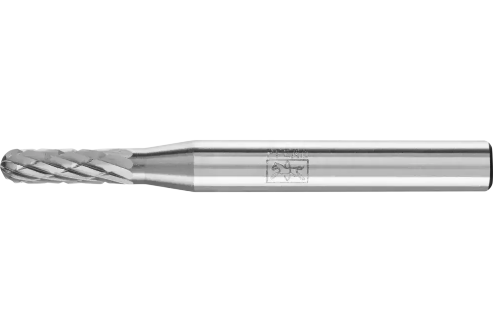 Trzpień frezarski ze stopów twardych kształt kulisto-walcowy WRC Ø 04 × 13 mm trzpień Ø 6 mm Z3P uniwersalne średnie krzyżowe 1