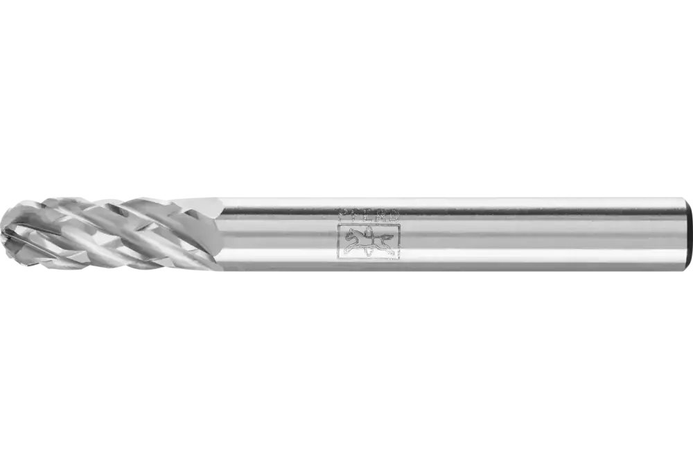 Wysokowydajny trzpień frezarski ze stopów twardych STEEL kształt kulisto-walcowy WRC Ø 06 × 16 mm trzpień Ø 6 mm do stali 1