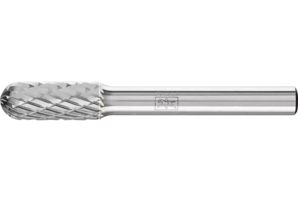 Trzpień frezarski ze stopów twardych kształt kulisto-walcowy WRC Ø 08 × 20 mm trzpień Ø 6 mm Z3P uniwersalne średnie krzyżowe 1
