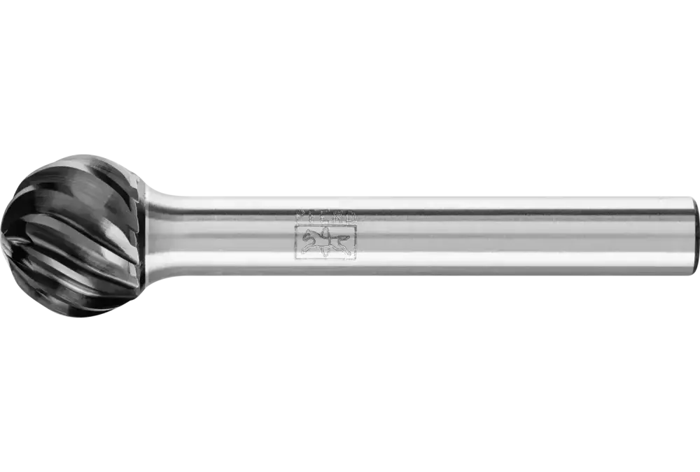 Wysokowydajny trzpień frezarski ze stopów twardych INOX kulisty KUD Ø 12 × 10 mm trzpień Ø 6 mm HICOAT do stali nierdzewnej 1