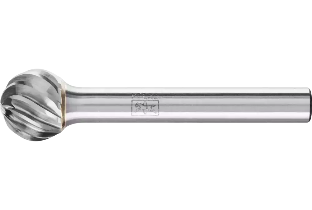 Wysokowydajny trzpień frezarski ze stopów twardych INOX kulisty KUD Ø 12 × 10 mm trzpień Ø 6 mm do stali nierdzewnej 1