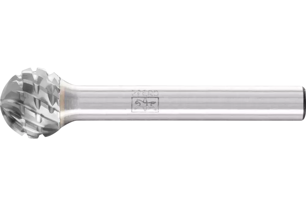 Wysokowydajny trzpień frezarski ze stopów twardych kulisty KUD Ø 12 × 10 mm trzpień Ø 6 mm TITANIUM do tytanu 1
