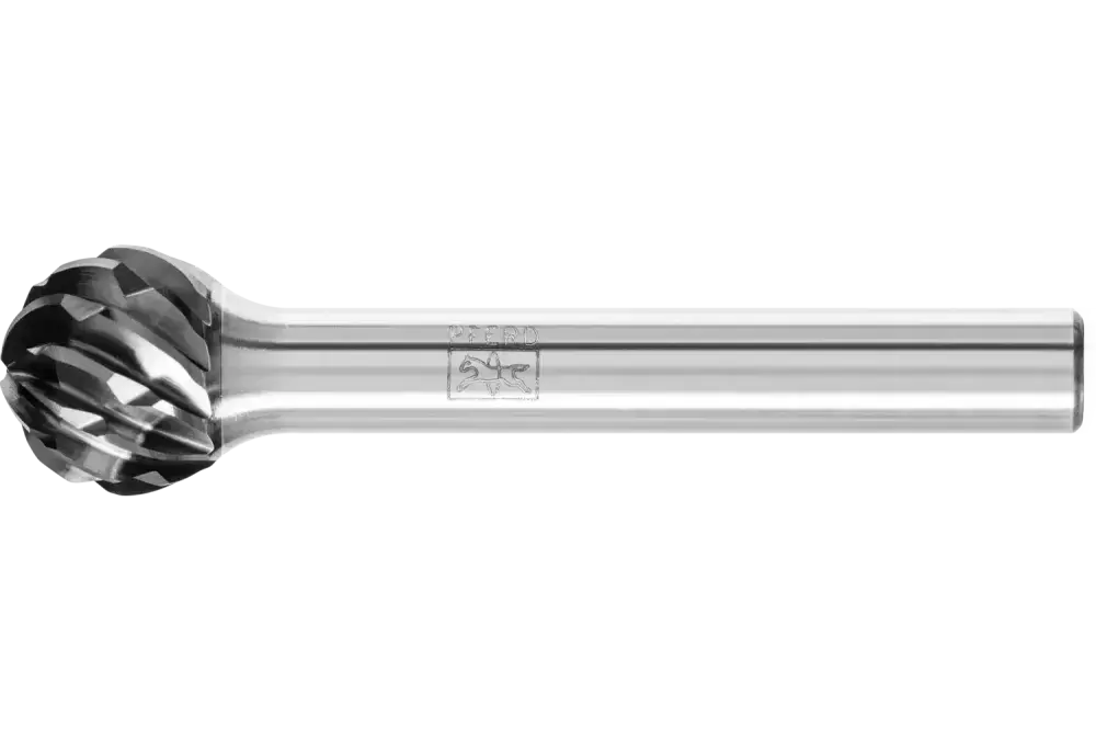 Wysokowydajny trzpień frezarski ze stopów twardych STEEL kulisty KUD Ø 12 × 10 mm trzpień Ø 6 mm HICOAT do stali 1