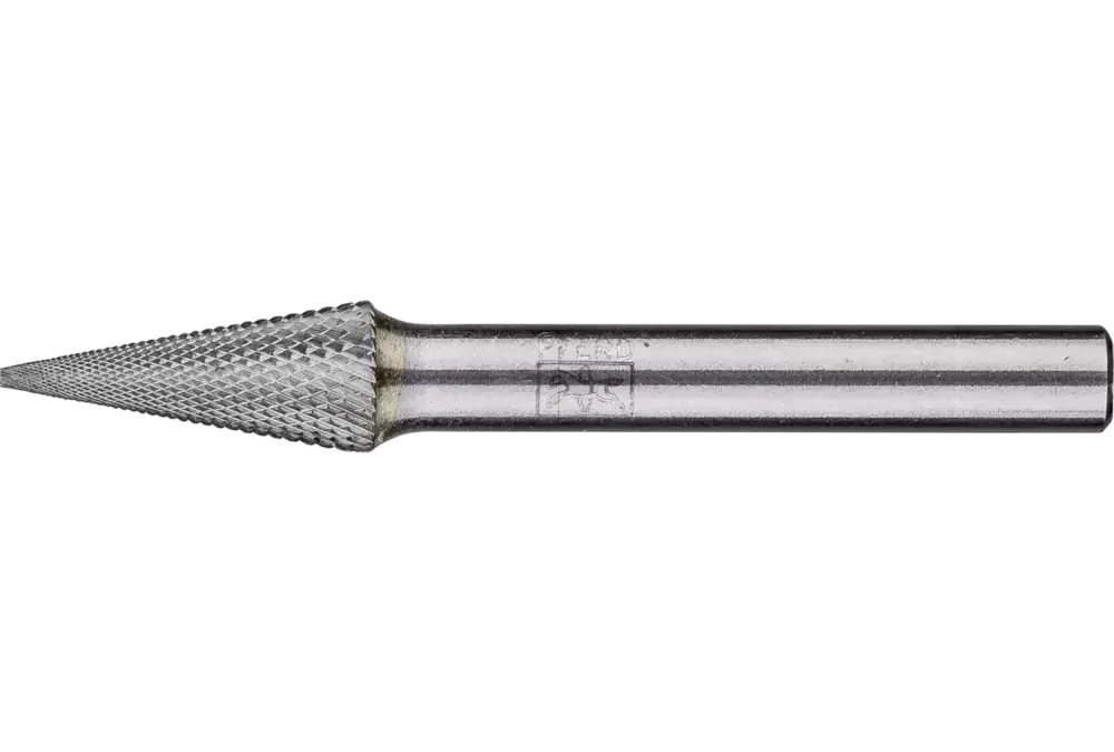 Wysokowydajny trzpień frezarski ze stopów twardych MICRO kształt ostrostożkowy SKM Ø 08 × 20 mm trzpień Ø 6 mm 1