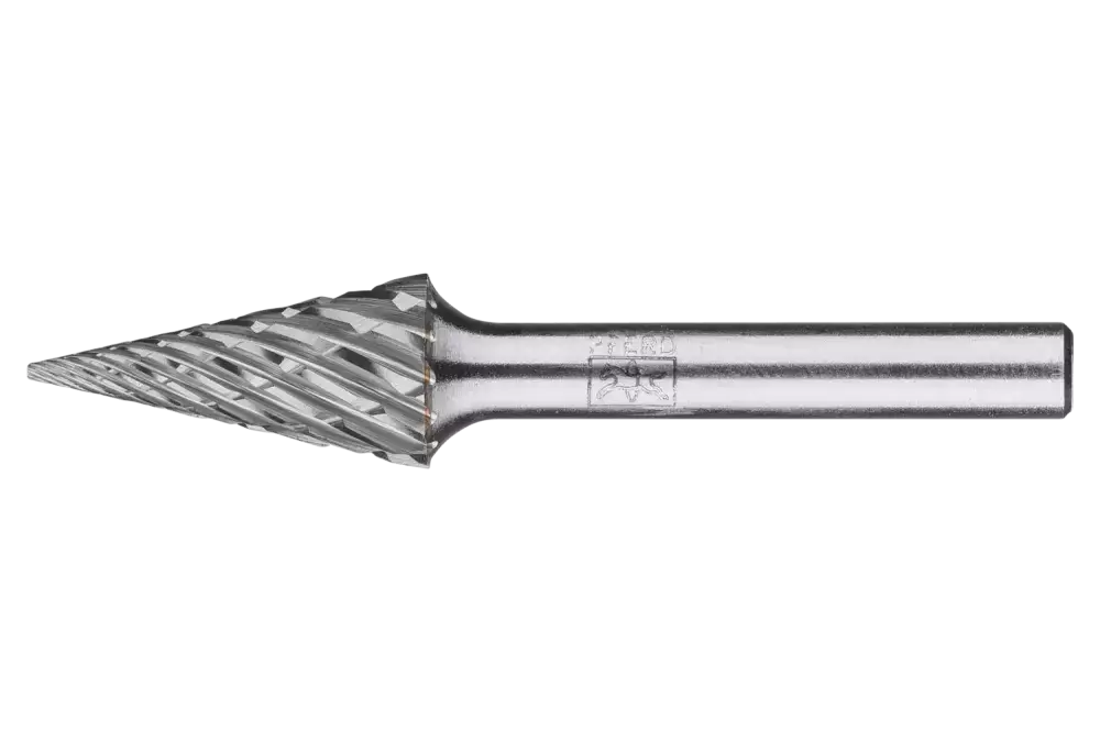 Wysokowydajny trzpień frezarski ze stopów twardych STEEL kształt kropli SKM Ø 12 × 25 mm trzpień Ø 6 mm do stali 1